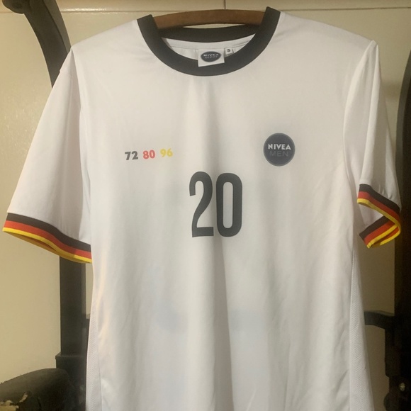 GERMANY EURO 2008 PROMO FAN SHIRT SOCCER JERSEY FUSSBALL TRIKOT KIT NIVEA MEN XL - Picture 2 of 2